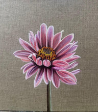 Load image into Gallery viewer, Single framed flower oil painting